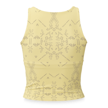 Defqon.1 Butter Yellow fitted Tanktop image