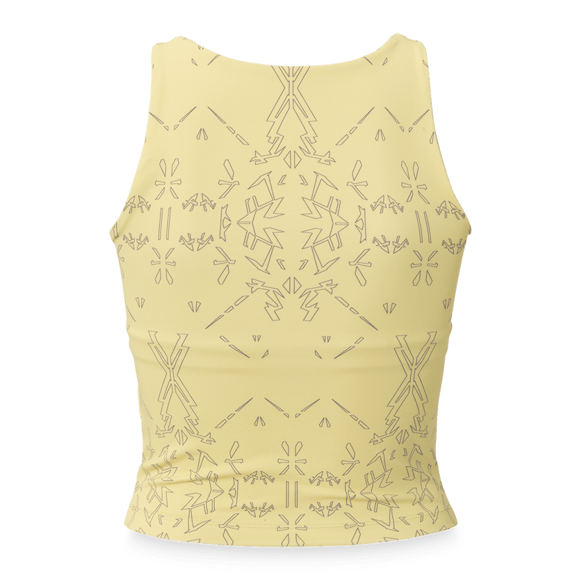 Defqon.1 Butter Yellow fitted Tanktop