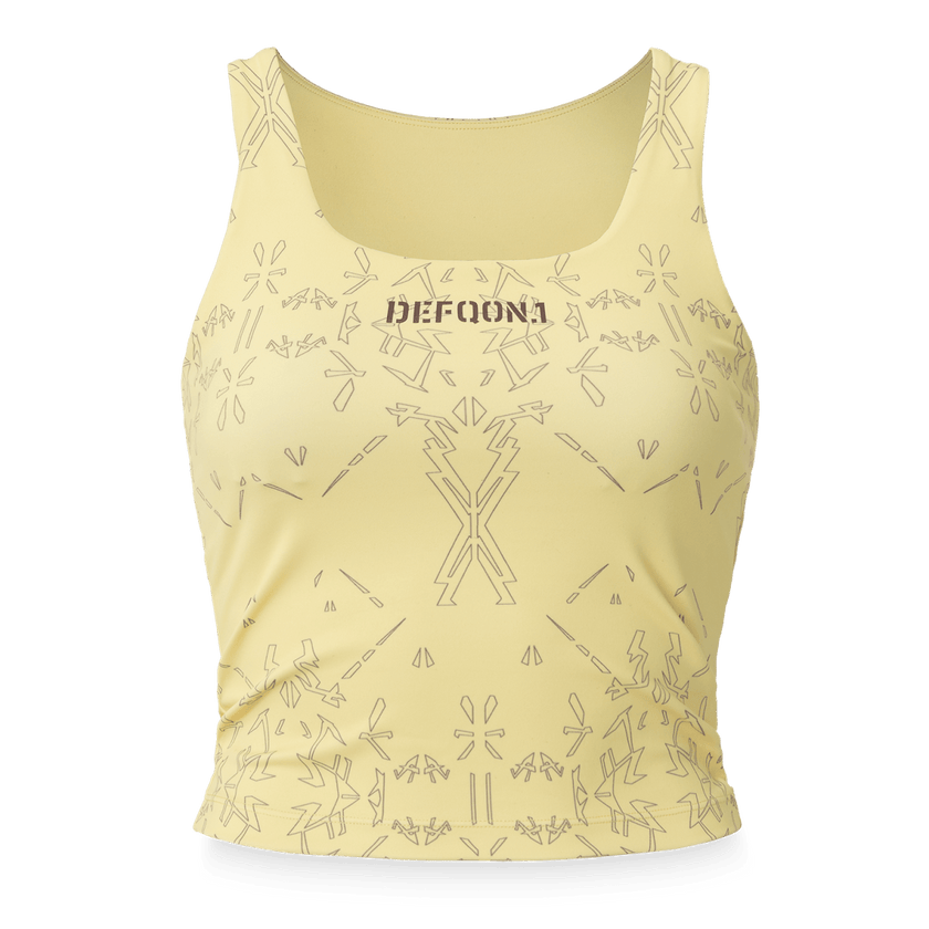 Defqon.1 Butter Yellow fitted Tanktop