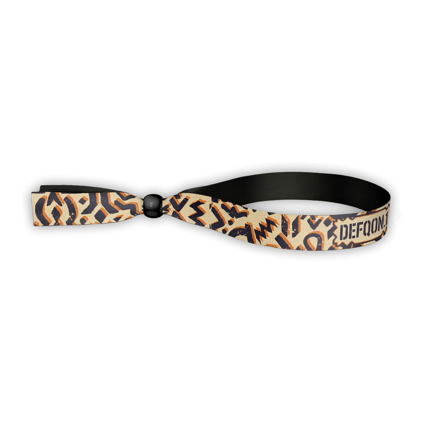 Defqon.1 Woven bracelet beige