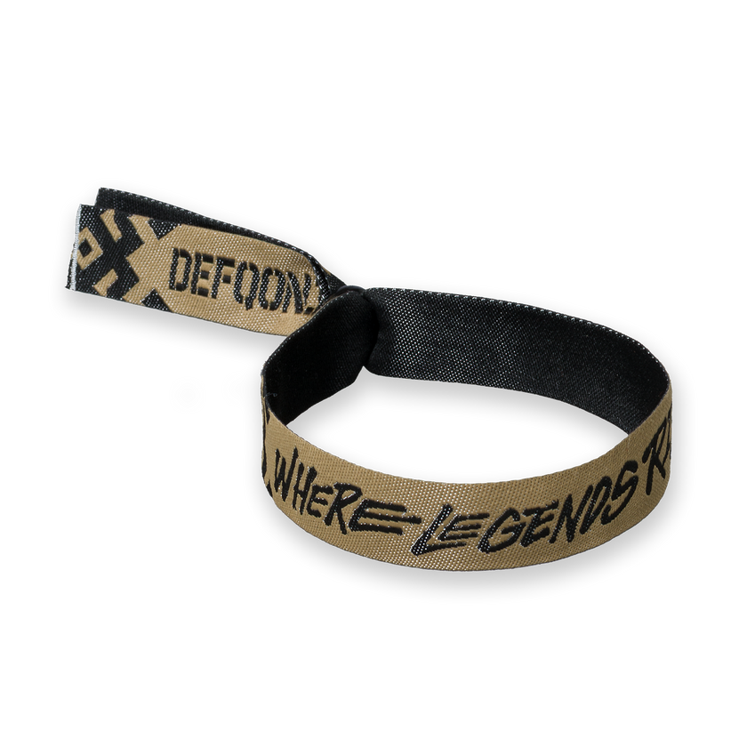 Defqon.1 Where Legends Rise Woven Bracelet