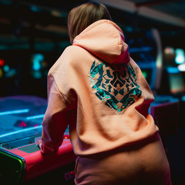 Defqon.1 Peach Hoodie Boyfriend fit image