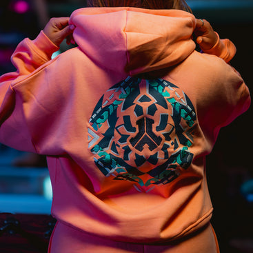 Defqon.1 Peach Hoodie Boyfriend fit image