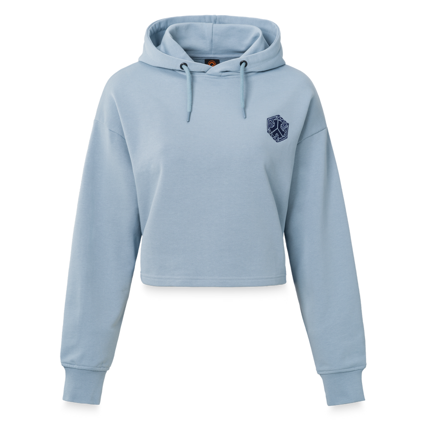 Defqon.1 Serene blue cropped hoodie