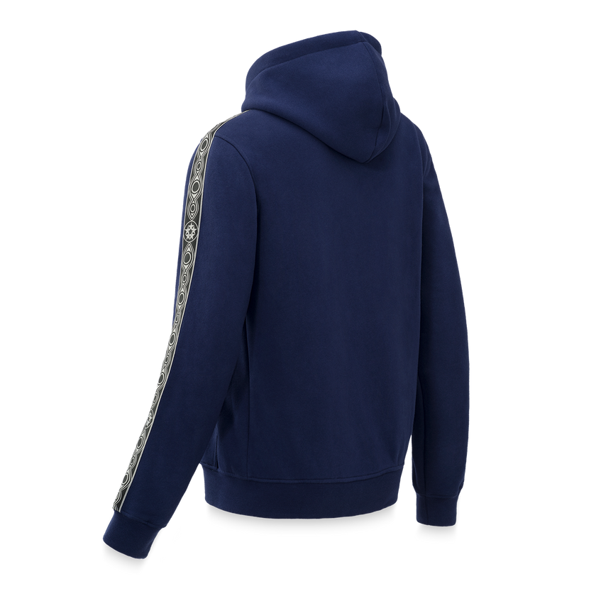 Qlimax Navy Hooded zip