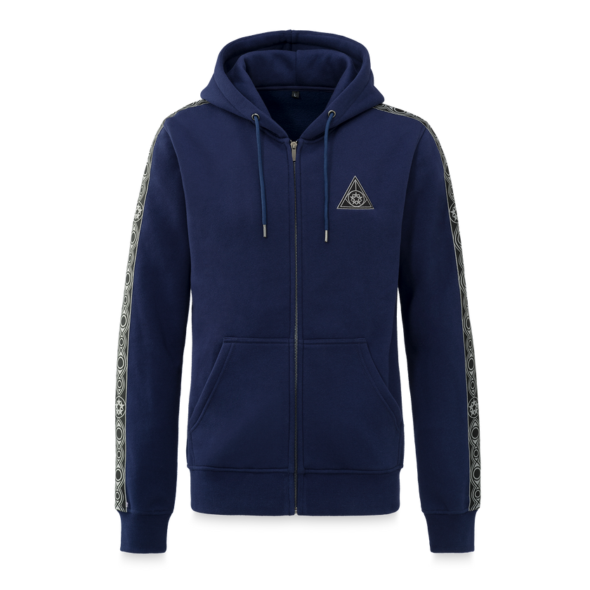 Qlimax Navy Hooded zip