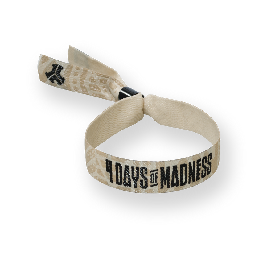 Defqon.1 4 days of madness woven bracelet